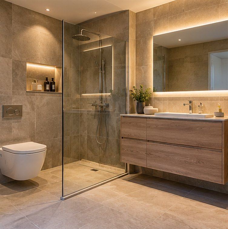 Bath to walk-in shower: An older homeowner finding it hard to step into the bath.